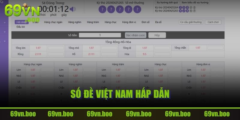 Số Đề Việt Nam hấp dẫn