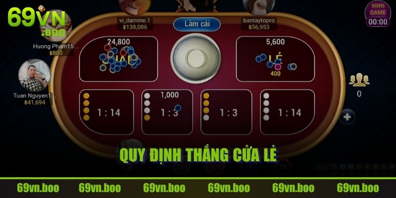 Quy định thắng cửa lẻ